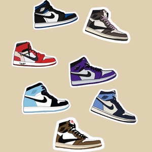 Mira Lograr Caducado Nike Jordan Sticker Pack - Etsy España