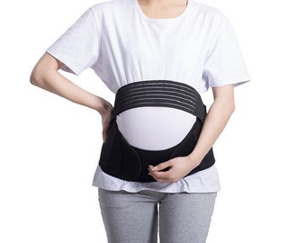 Maternity Belt Pregnancy Pelvic Support Back Pain Relief.  Black, Large