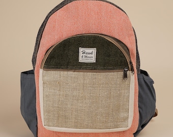 Pattern Hemp boho backpack