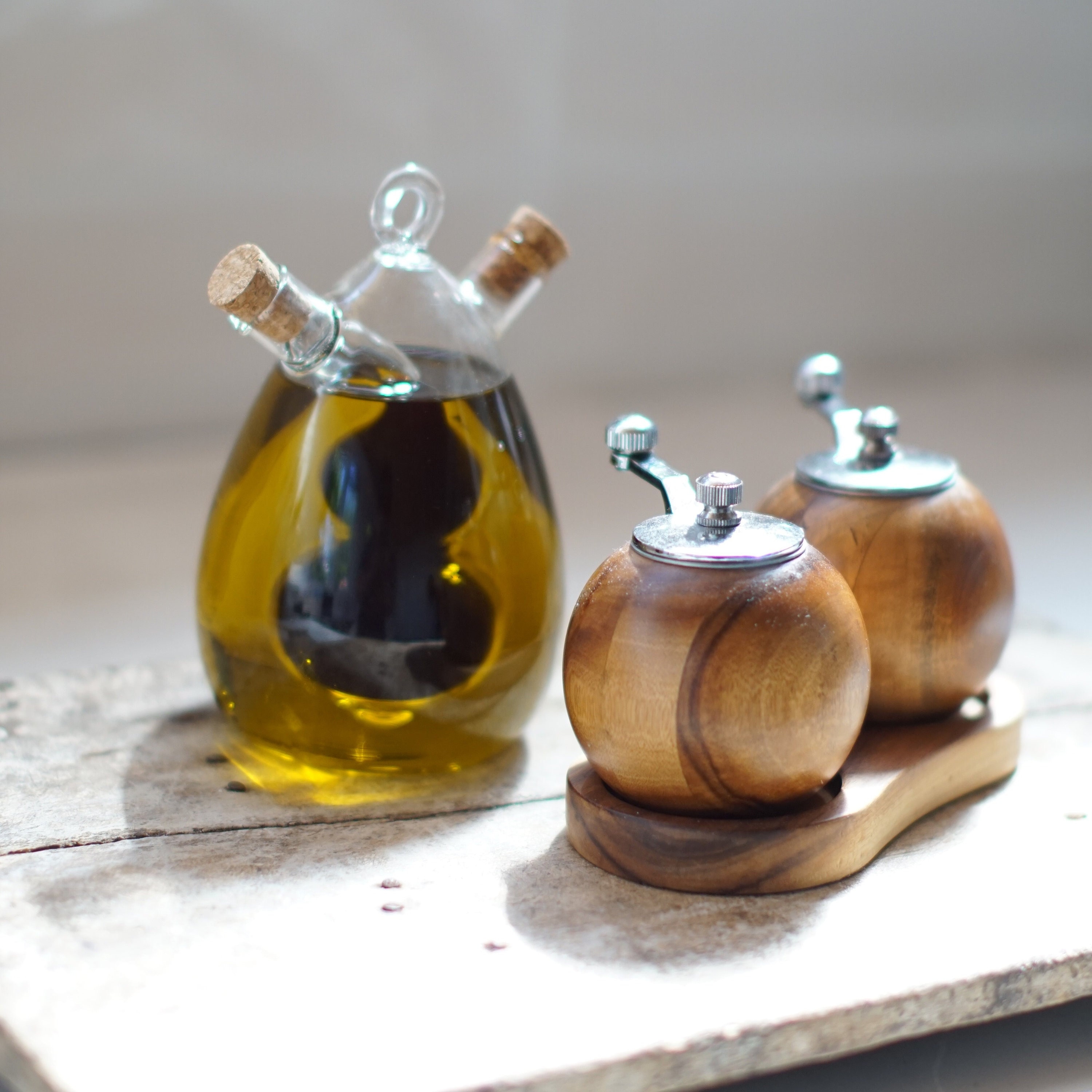 Portaspezie 6 Pezzi - Sale, Pepe, Olio, Aceto E Stuzzicadenti