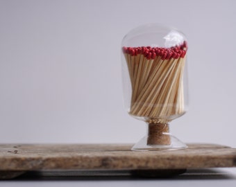 Matchstick Holders with Striking Pad | Match Holder | Matches Storage Bottle | Housewarming Gift Ideas
