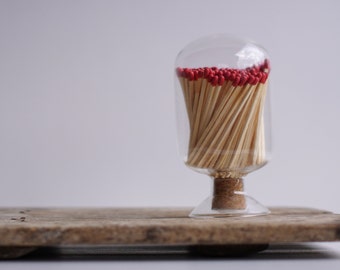 Matchstick Holders with Striking Pad | Matches Storage Bottle | Housewarming Gift Ideas