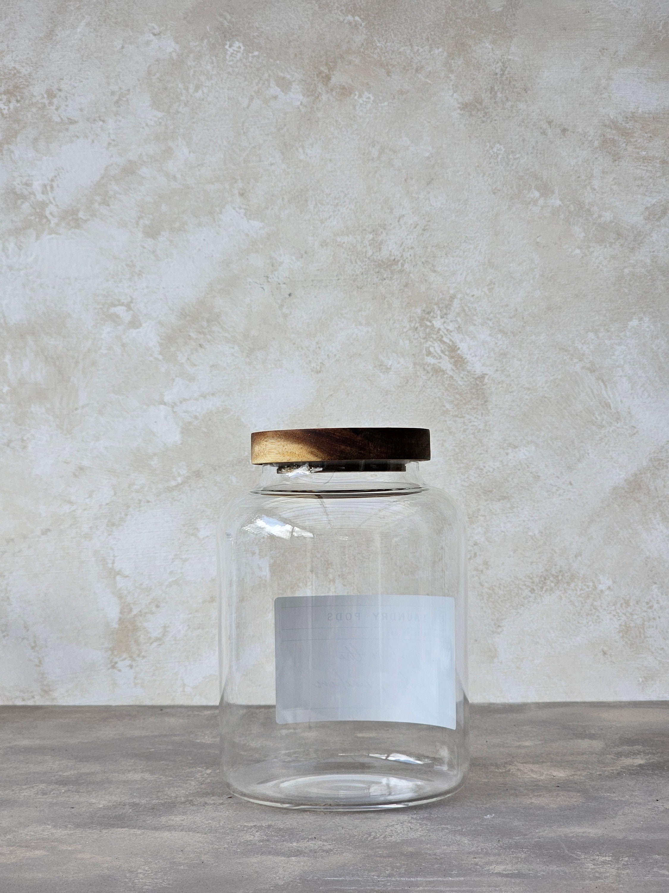 Luxury Laundry Pods Jar With Wooden Lid 2.0L Laundry Pods Etsy