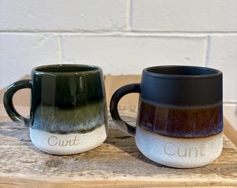 Custom Engraved Humour Mug | Personalised Rude Quote Gifts | Funny Adult Sweary Mug | Offensive Gift | Mature Content