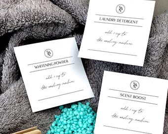Customisable Laundry Labels, Organisation Labels, Custom Personalisation Labels, Free Personalisation, Waterproof Label for Laundry