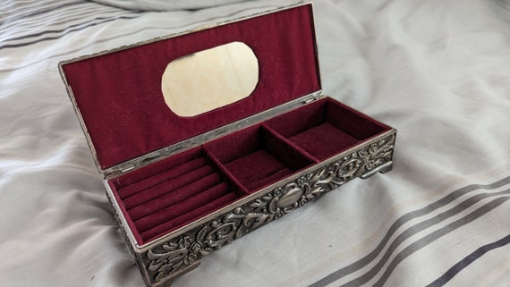 Vintage "Godinger" Silver-plated Jewelry Box - image 7