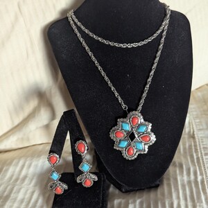 Vintage Signed Avon Southwest Jewelry Set