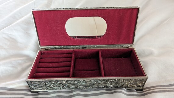 Vintage "Godinger" Silver-plated Jewelry Box - image 8