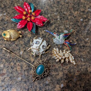 Vintage Brooch Lot #4