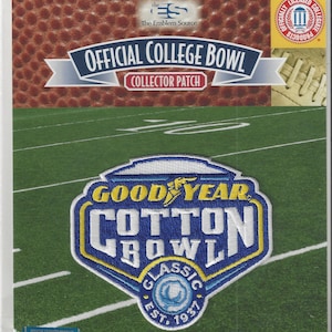 2022-23 Cotton Bowl Patch, USC vs Tulane, NCAA Embroidered