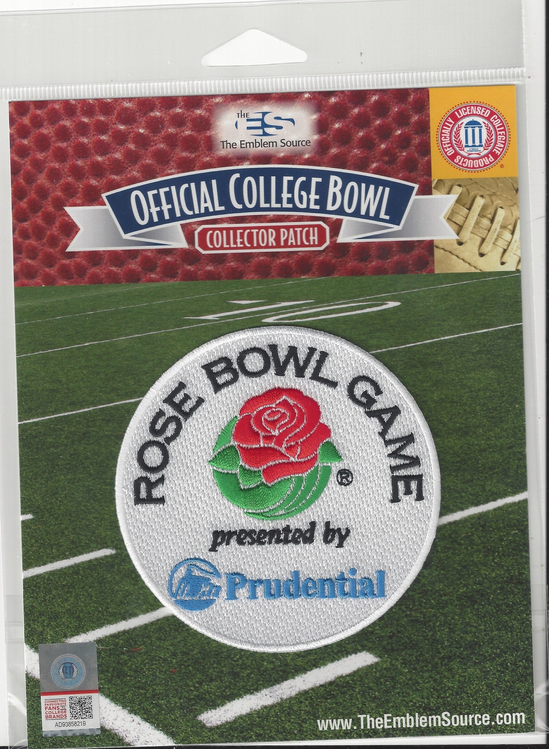 2024 Rose Bowl Game Patch Michigan Alabama Official NCAA Jersey Logo