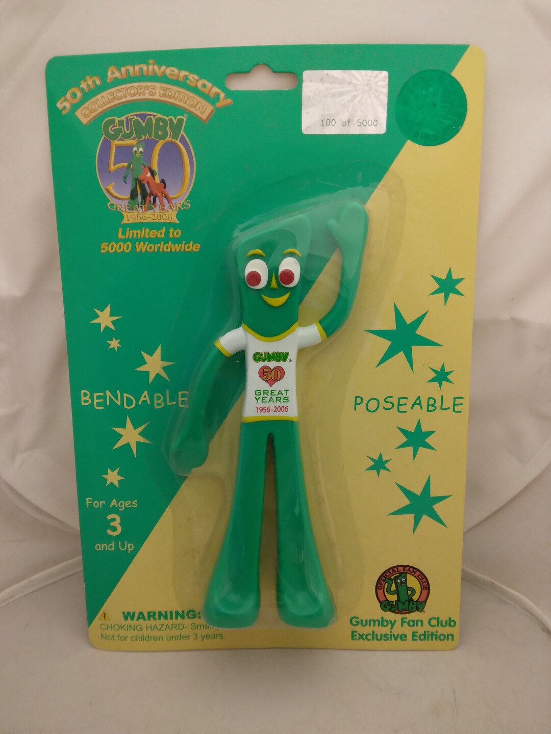 Bendable GUMBY フィギュア Gumby 6
