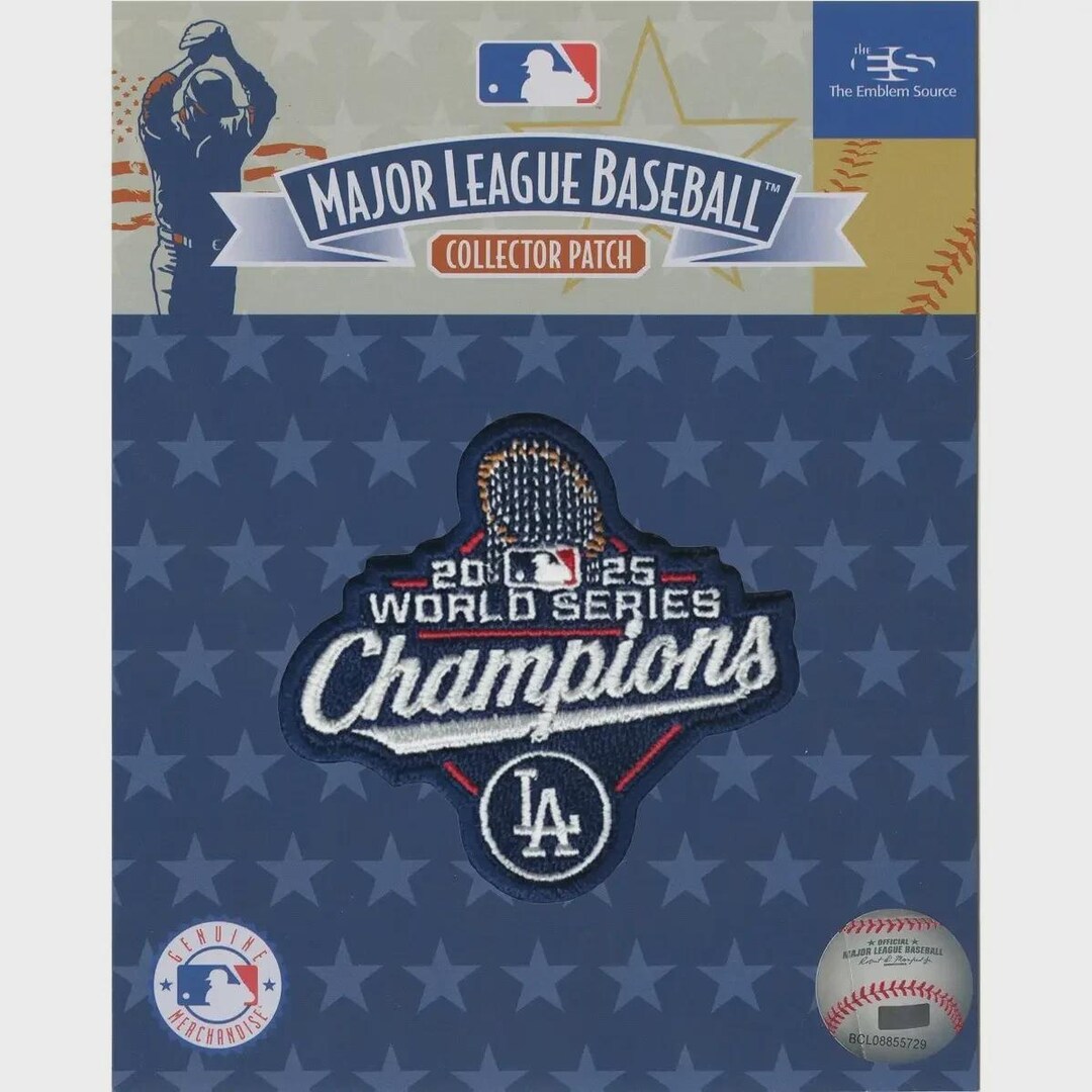 2025 Los Angeles Dodgers World Series Champions Patch Official MLB
