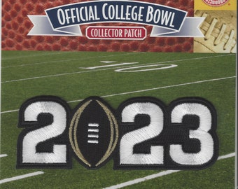 2023 CFP Patch Georgia vs TCU College Football Playoff National Championship Official NCAA Logo