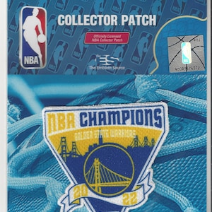 2022 Warriors NBA Finals Champions Tygmärke NBA 75-årsjubileumsdesign Stryk-på Champions Officiellt Paket