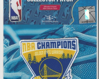 2022 Warriors NBA Finals Champs Patch NBA 75th Anniversary Design Iron On Champions Official Pkg
