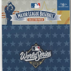 2025 MLB World Series Official Jersey Patch in Pkg 2 1/2&quot; x 2 1/2&quot; Los Angeles Dodgers Toronto Blue Jays