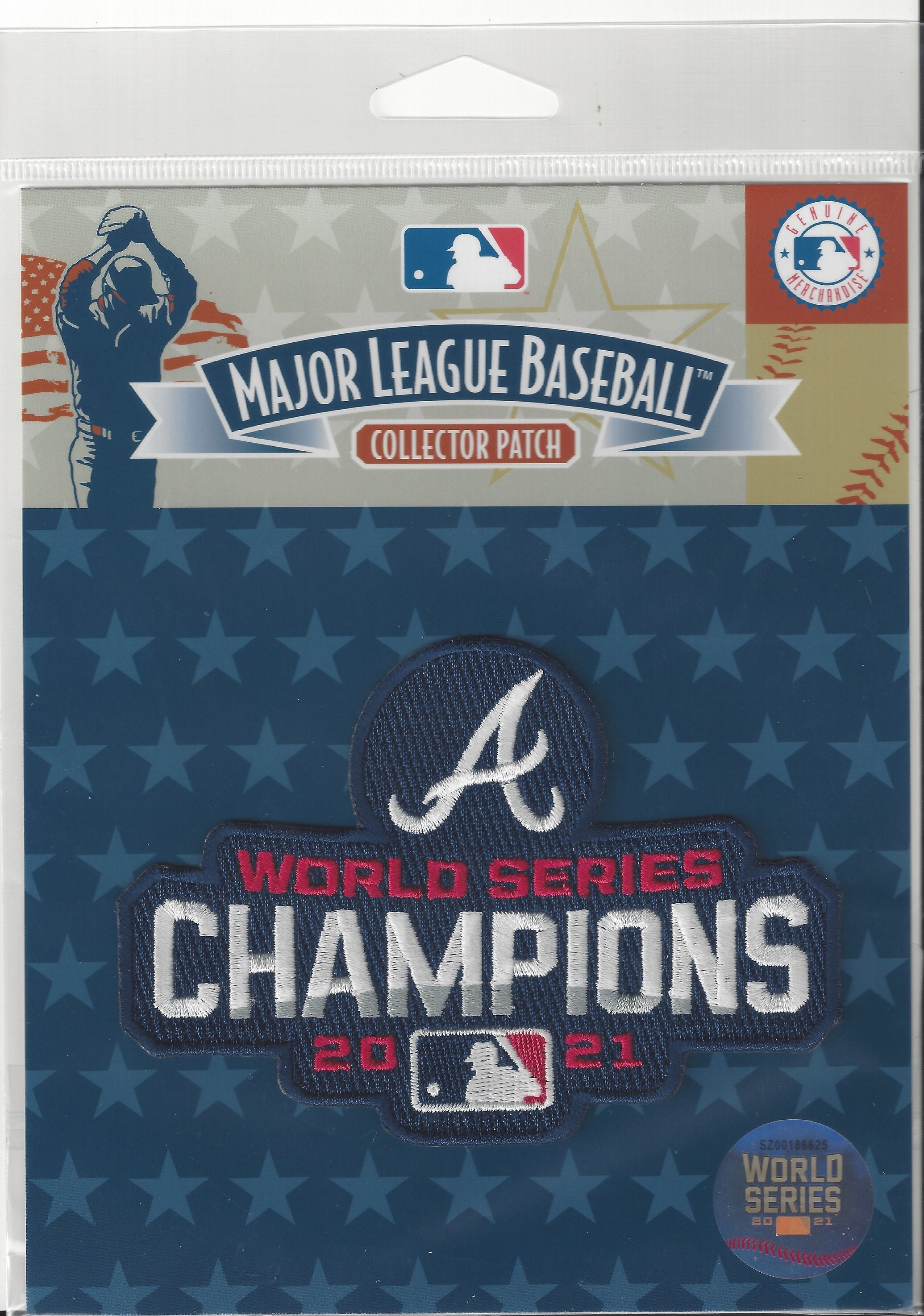 2021 MLB World Series Champions Jersey Patch Atlanta Braves