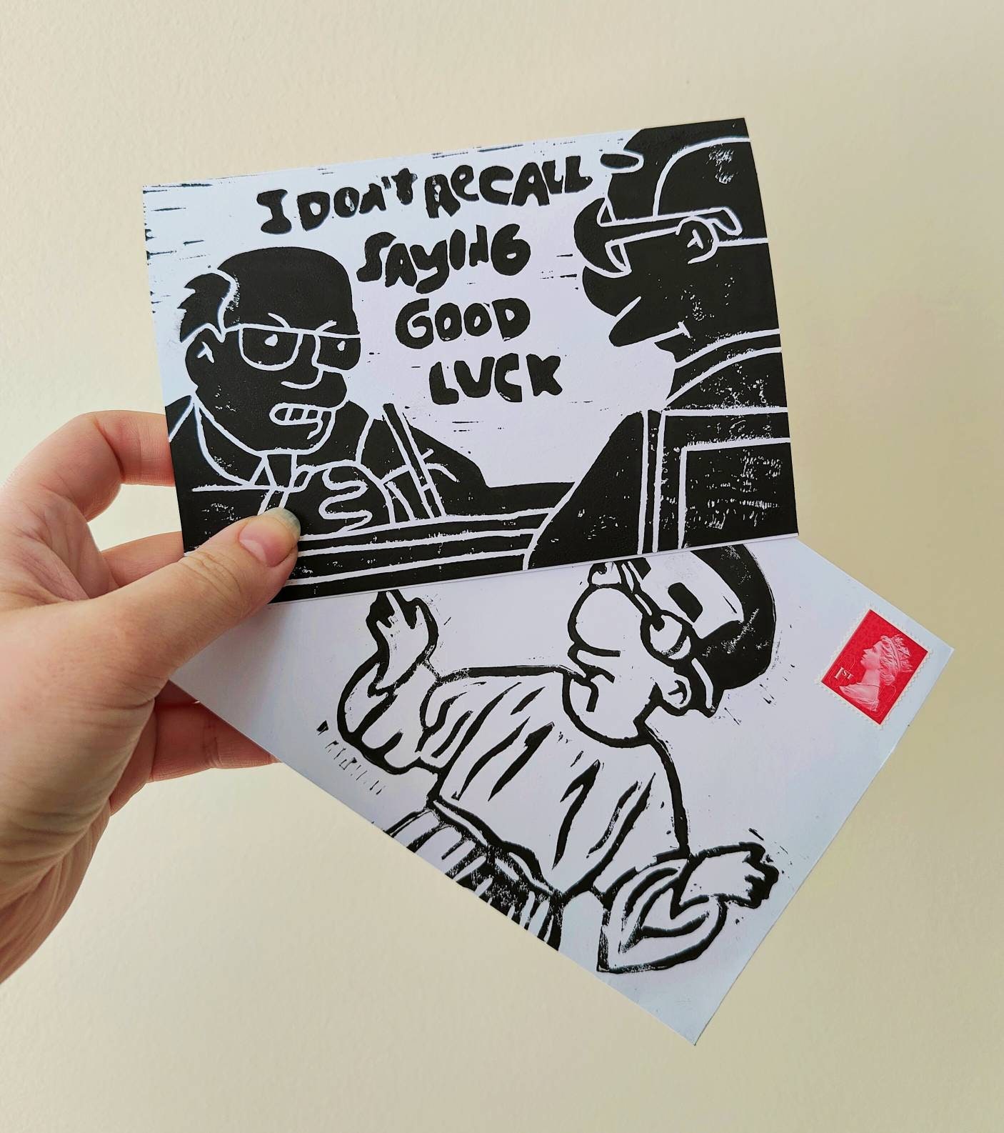 I Don T Recall Saying Good Luck The Simpsons i Don't Recall Saying Good Luck Kirk Card. - Etsy UK