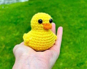 Modèle de canard en caoutchouc au crochet
