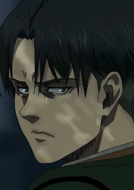 Anime Inspired Print Attack On Titan Levi Ackerman Manga Etsy Canada Anime Inspired Print Attack On Titan Levi Ackerman Manga Etsy Canada