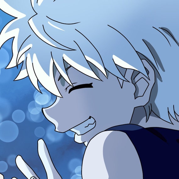 anime art print hunter x hunter killua gon print etsy