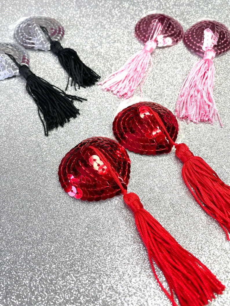 Shiny Nipple Tassels Etsy