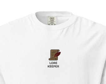 Lore Keeper | Minimalist DnD Tee | Notetaker | Fantasy RPG | TTRPG