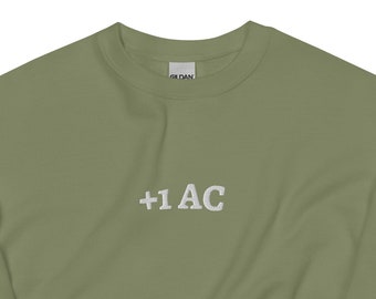Armor Class Minimalist DnD Sweatshirt | Armor Class | +1 AC | DnD Gift Idea | TTRPG Gift | Funny DnD clothing