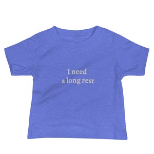 DnD Baby Tee | Babypresent | Rolig DnD Babypresent | Jag behöver en lång vila, baby | Minimalistisk DnD