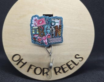 OBGYN Acrylic Badge Reel