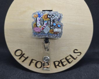 Occupational Therapy Acrylic Badge Reel