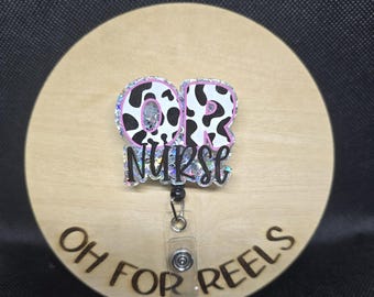 OR Nurse  Acrylic Badge Reel
