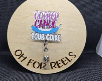 Funny Nurse Acrylic Badge Reel