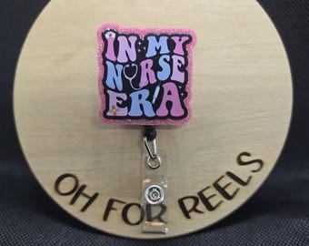 Nurse Era Acrylic Badge Reel