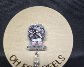 Phlebotomist Life Acrylic Badge Reel