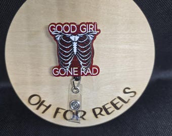 Radiology Acrylic Badge Reel