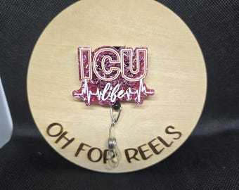 ICU Acrylic Badge Reel