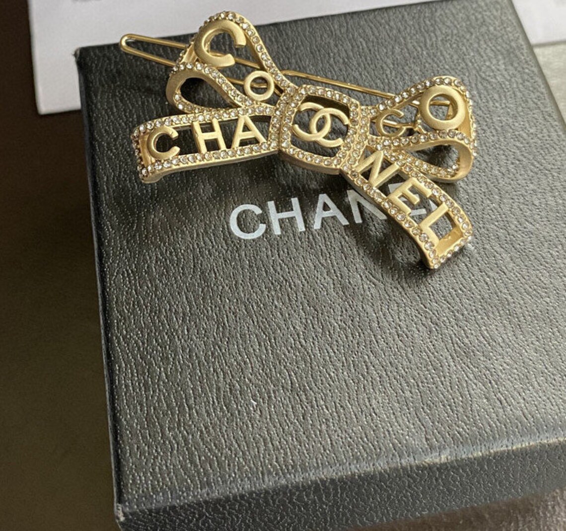 Chanel BowTiful Hair Clip Etsy