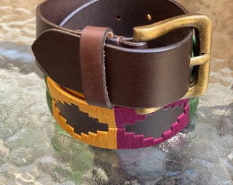 Polo Belt Argentinian Genuine Leather Belt