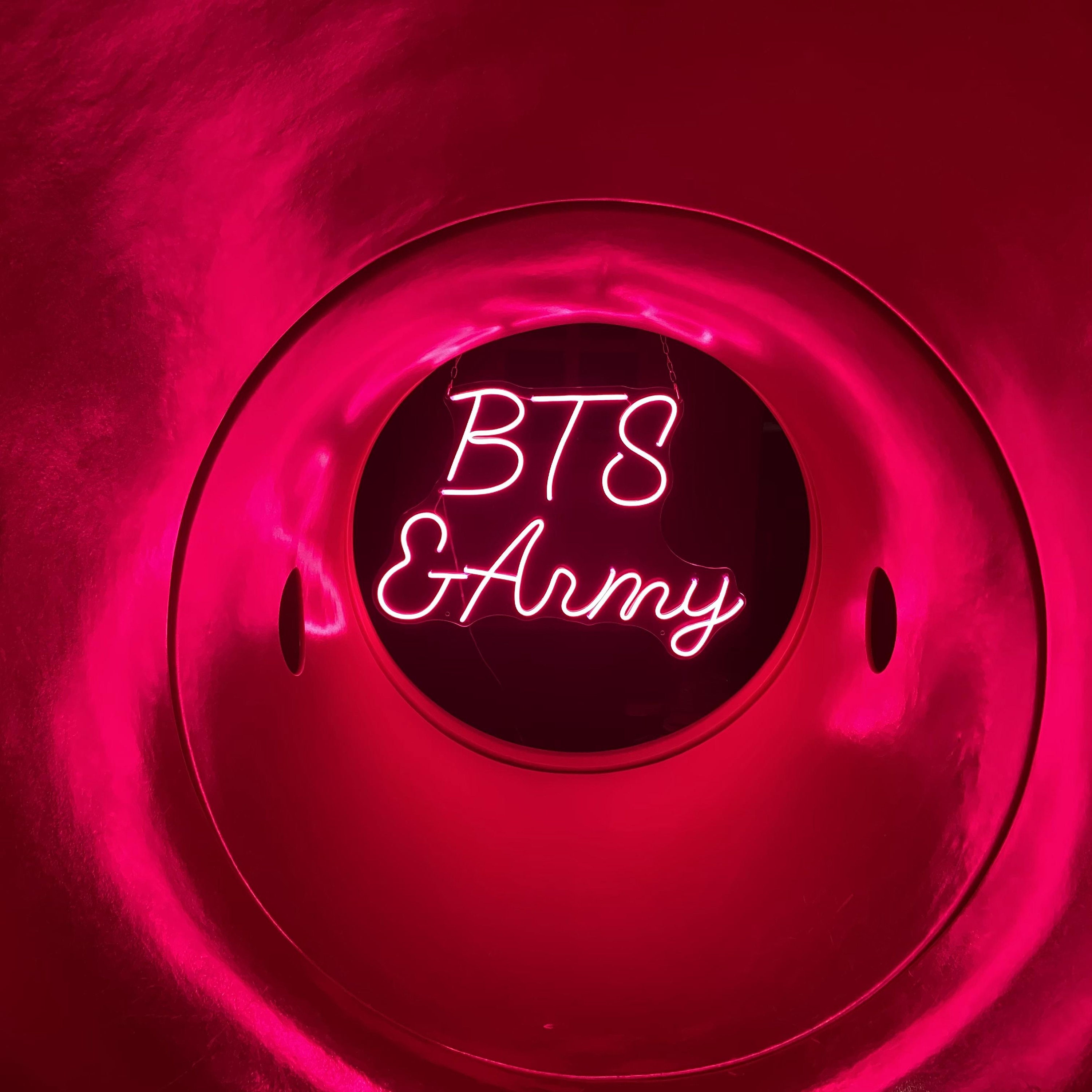 BTS bangtan Neon Lights logo concert led Sign wall decor Etsy