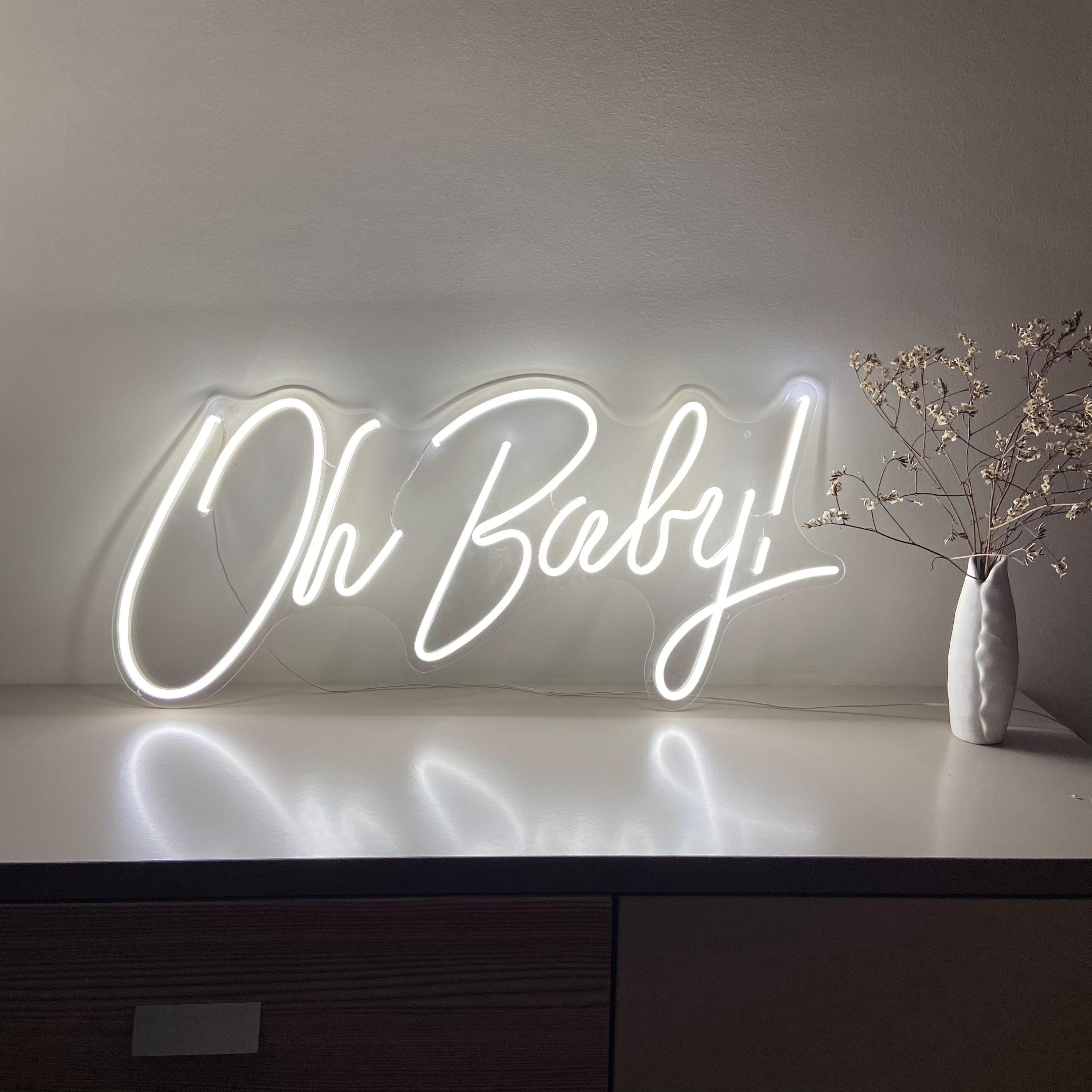 Oh Baby Neon Light LED Sign Lights for Mount Decoration Etsy