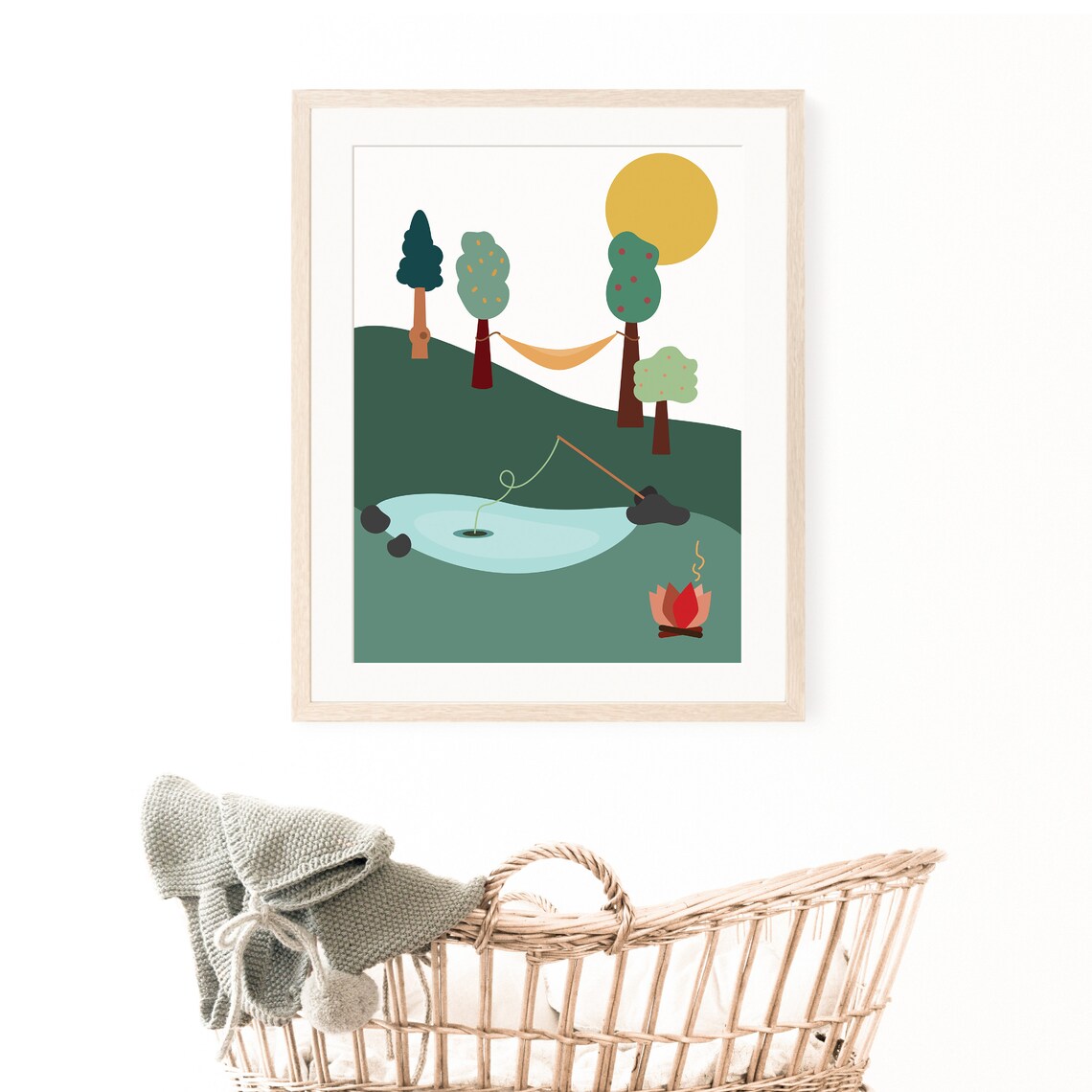 Spring Season, Printable Wall Art, Digital Download, Nursery Wall Art ...