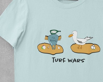 Turf Wars Tee, Sustainable Fashion, Short-Sleeve Unisex T-Shirt