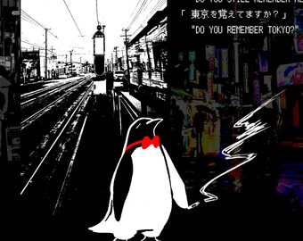 Penguin Midnight - Poster 11 x 17