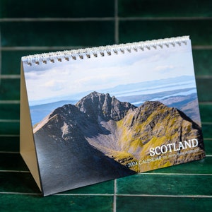 A5 Scottish Landscape Calendar 2024 | Desk Calendar | Jenny Rose Photography