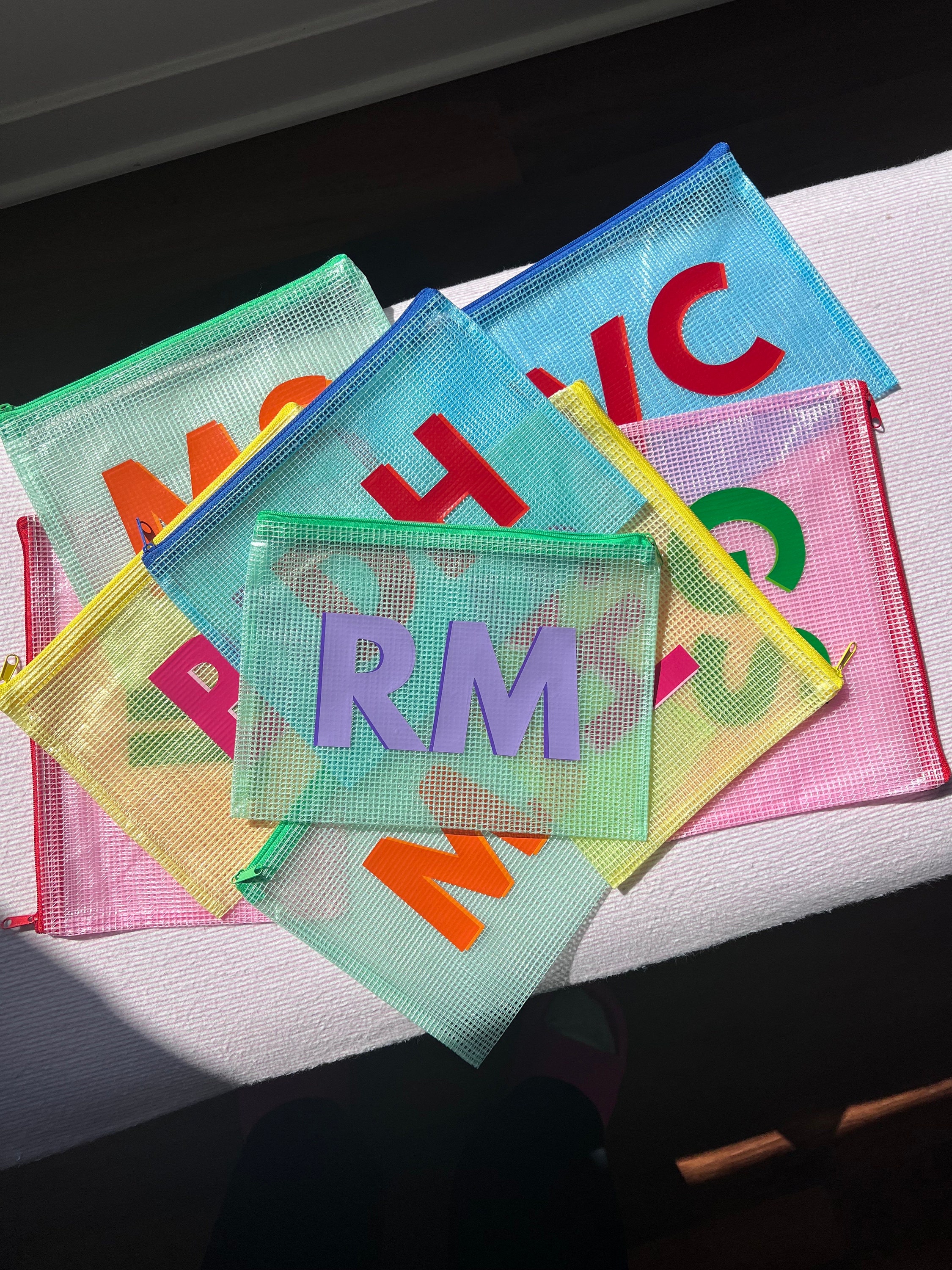 Personalized Pouch | Custom Water Resistant Zipper Bag | Bachelorette Gift | Party Favor | Bridesmaid Gift | Graduation Gift