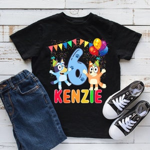Age Birthday T-shirt Custom Name 
