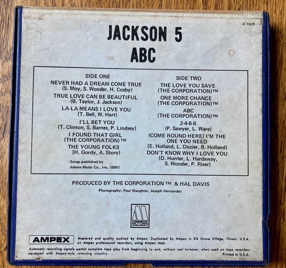 Jackson 5 ABC 7-inch Reel - Etsy