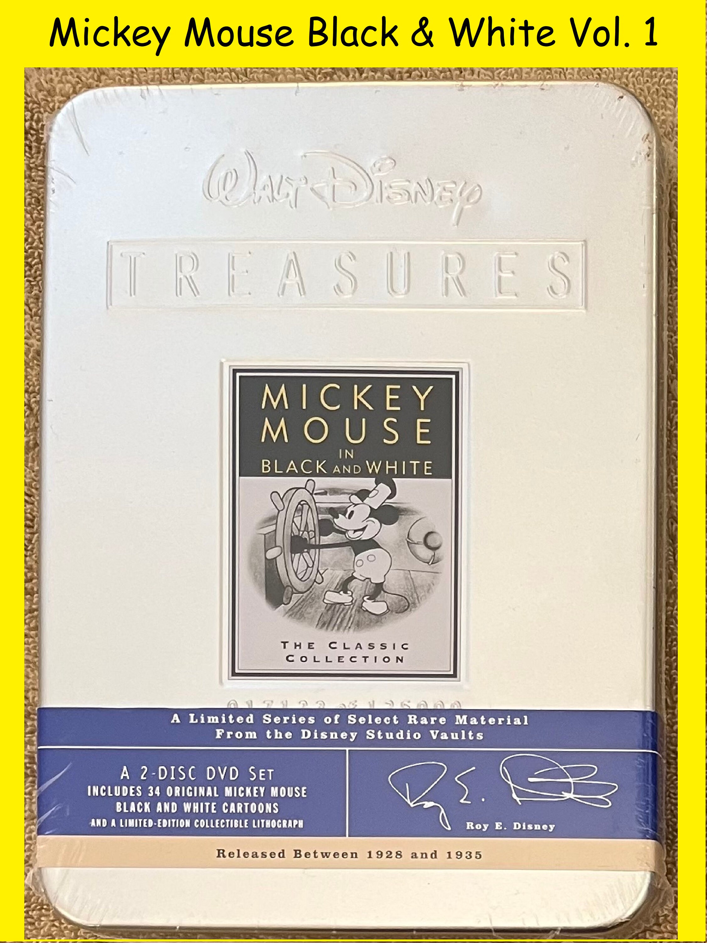 DVD Set - Mickey Mouse Black and White Volume 1, Vintage Walt